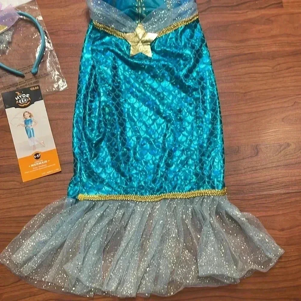 Hyde and Eek toddler girl mermaid Halloween Costume